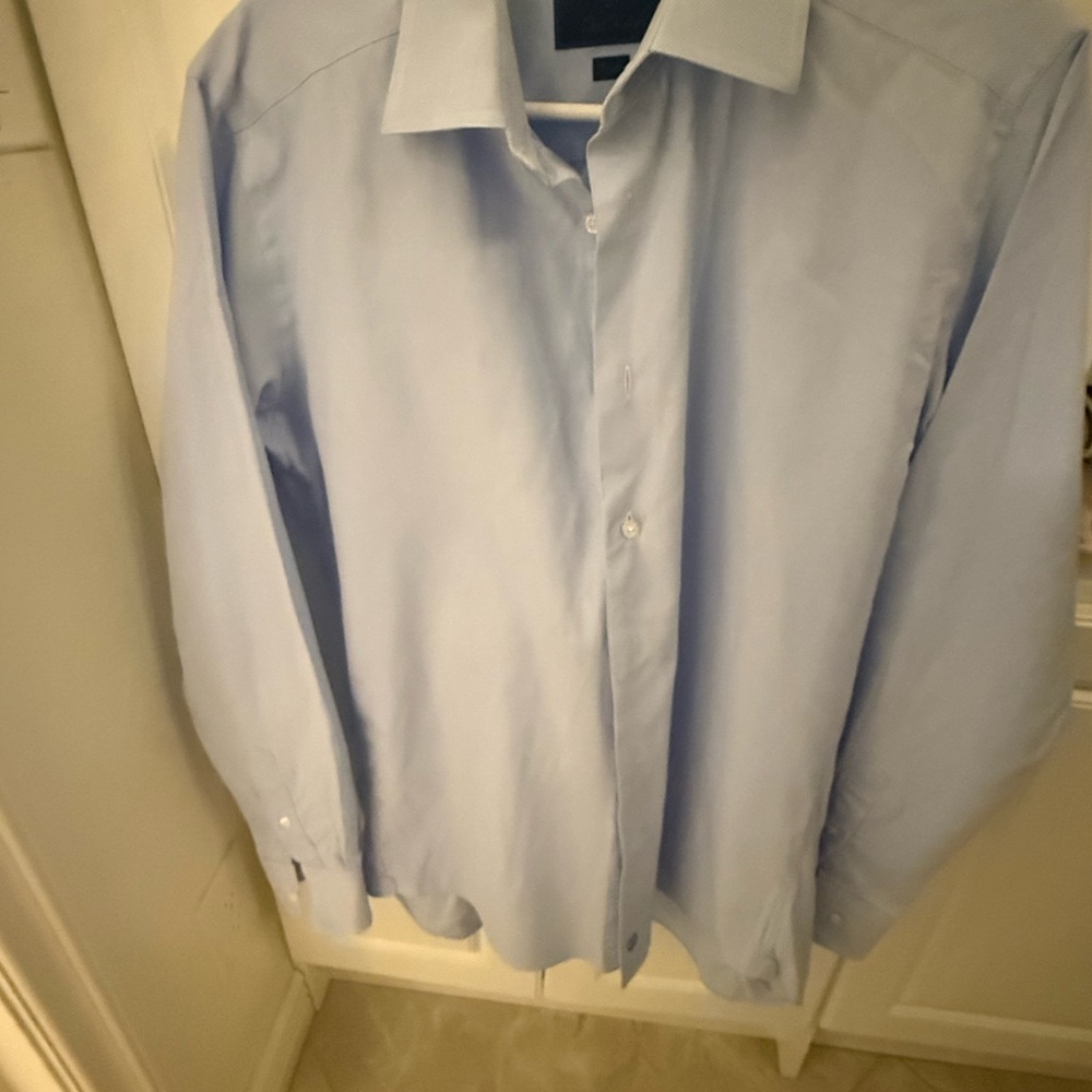 David Donahue Sky Blue Dress Shirt